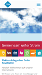 Mobile Screenshot of e-anlagenbau.de